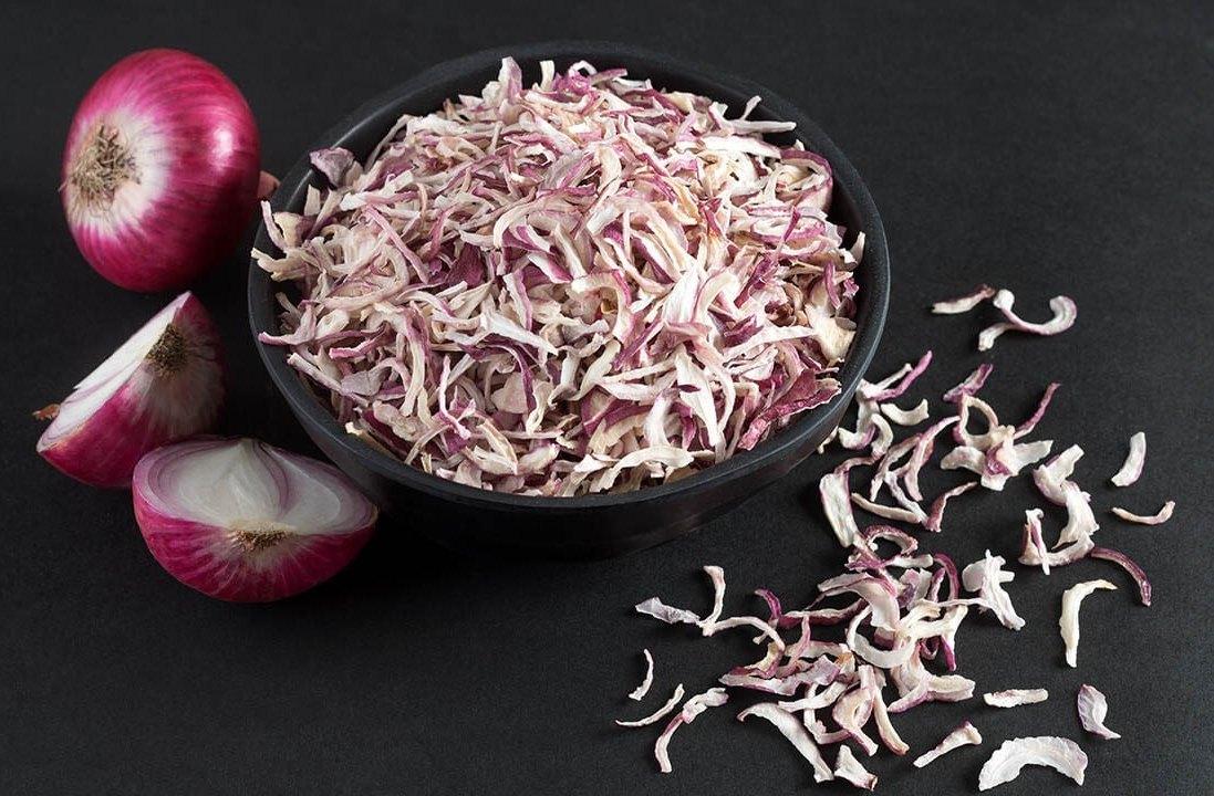 Dehydrated Pink Onions Flakes / Kibbled